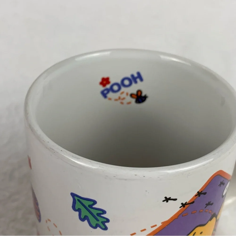 Vintage Disney Winnie The Pooh Mug Cup Ceramic “Just Pooh” Coffee‎ Tea Cup